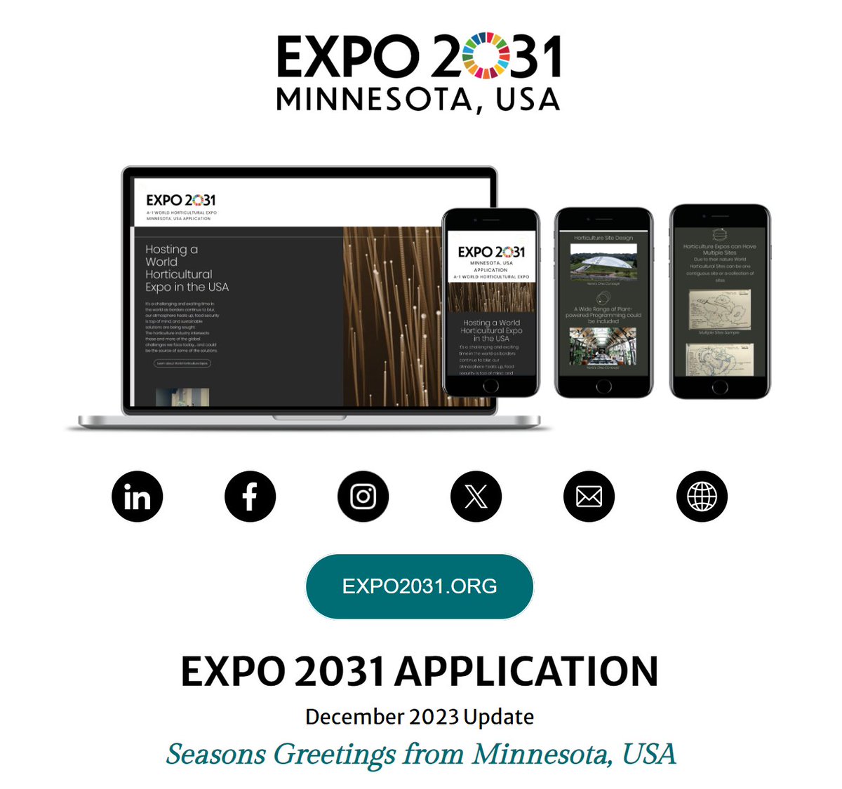 EXPO 2031 / World Horticultural Expo Minnesota USA (@EXPO2031USA