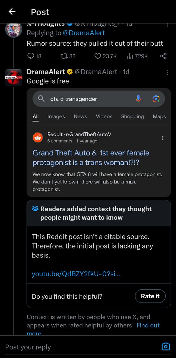Irish_celticcc's tweet photo. @DramaAlert @XThoughts_7 Lmao even Twitter is calling you out 😭 https://t.co/nPHtbhKSZ6