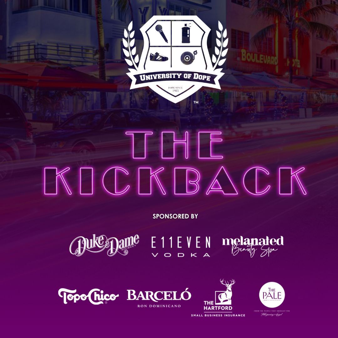Get your game face on, Miami! This Thursday the Kickback is bringing the heat to Art Basel!

If you haven't RSVP'd yet, we need you to get on that!

eventbrite.com/e/the-kickback…

#ArtBasel #UDOPE #TheKickback #MiamiEvents #Gamenight