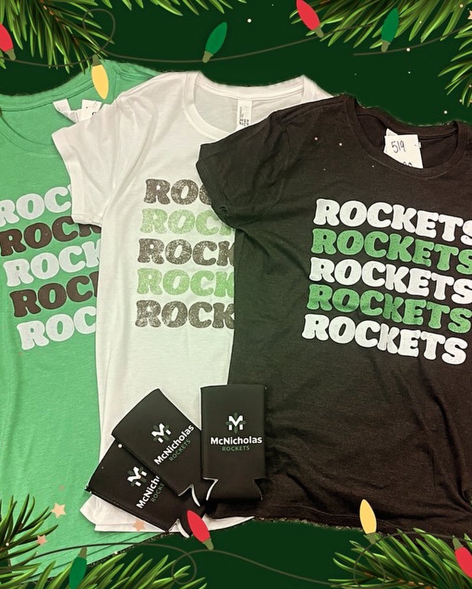 Reminder as the clock ticks down to Christmas, we are OPEN Thursday for extended holiday hours from 2-7pm!! Happy Shopping 🛍️ <a href="/mcnicholashs/">McNicholas HS</a> <a href="/mcnathletics/">McNicholas Athletics</a> <a href="/futurerockets/">McNicholasAdmissions</a> @mcnickalumni