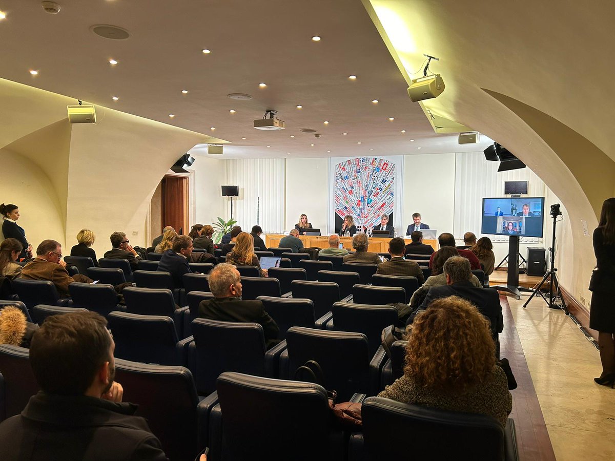 Oggi con #EmmaMarcegaglia, Presidente del #B7, alla #conferenzastampa di lancio del #B7Italy2024, un momento di confronto per delineare e condividere i passi che faremo, come portare #competenza e #valore, fornire alla Presidenza italiana e ai leader del #G7 proposte concrete.
