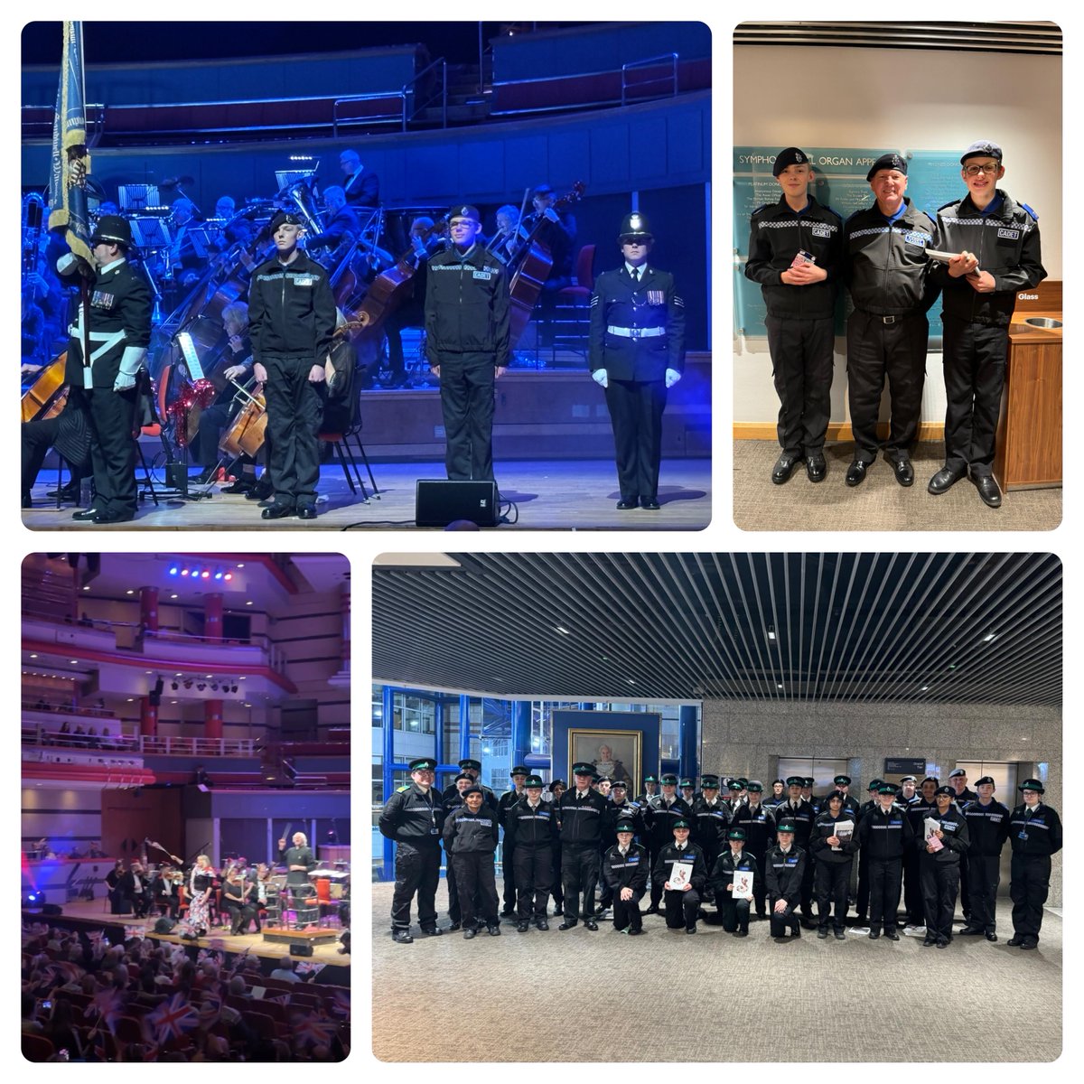 WMP Cadets were honoured to support @policeorchestra on Saturday evening. Working alongside @StaffsCadets and @WMPolice honour guard, we raised money for the charity and greeted attendees, as well as getting to watch the amazing performance! @YOUWestMids #workingtogether #charity