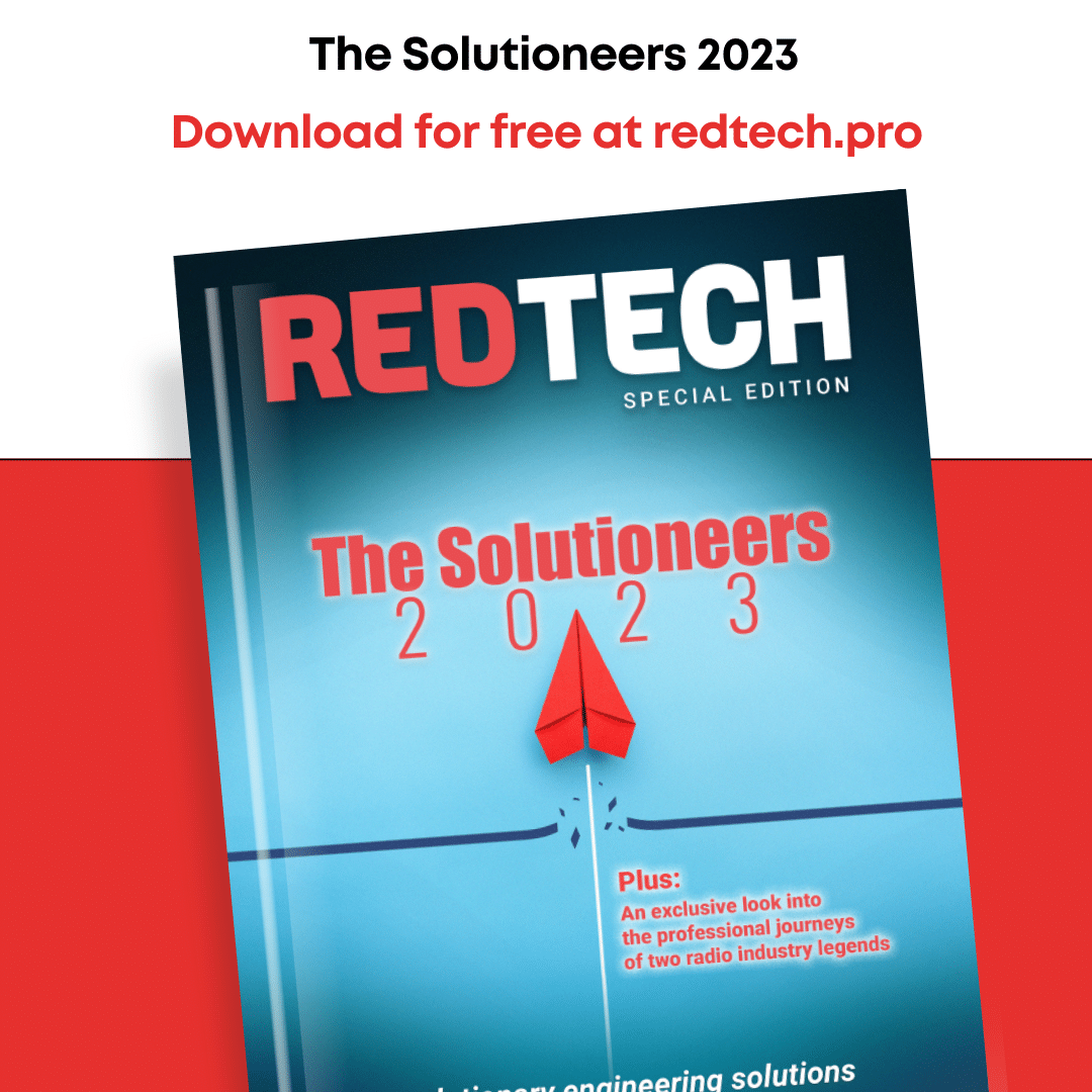 RedTech_News's tweet image. We&apos;re all about breaking down barriers and developing ways to move forward, and so are our Solutioneers in the 2023 edition of RedTech’s popular supplement. Embrace the future with The Solutioneers. Read or download for free #Rradio #Audio #Solutioneers

redtech.pro/introducing-so…