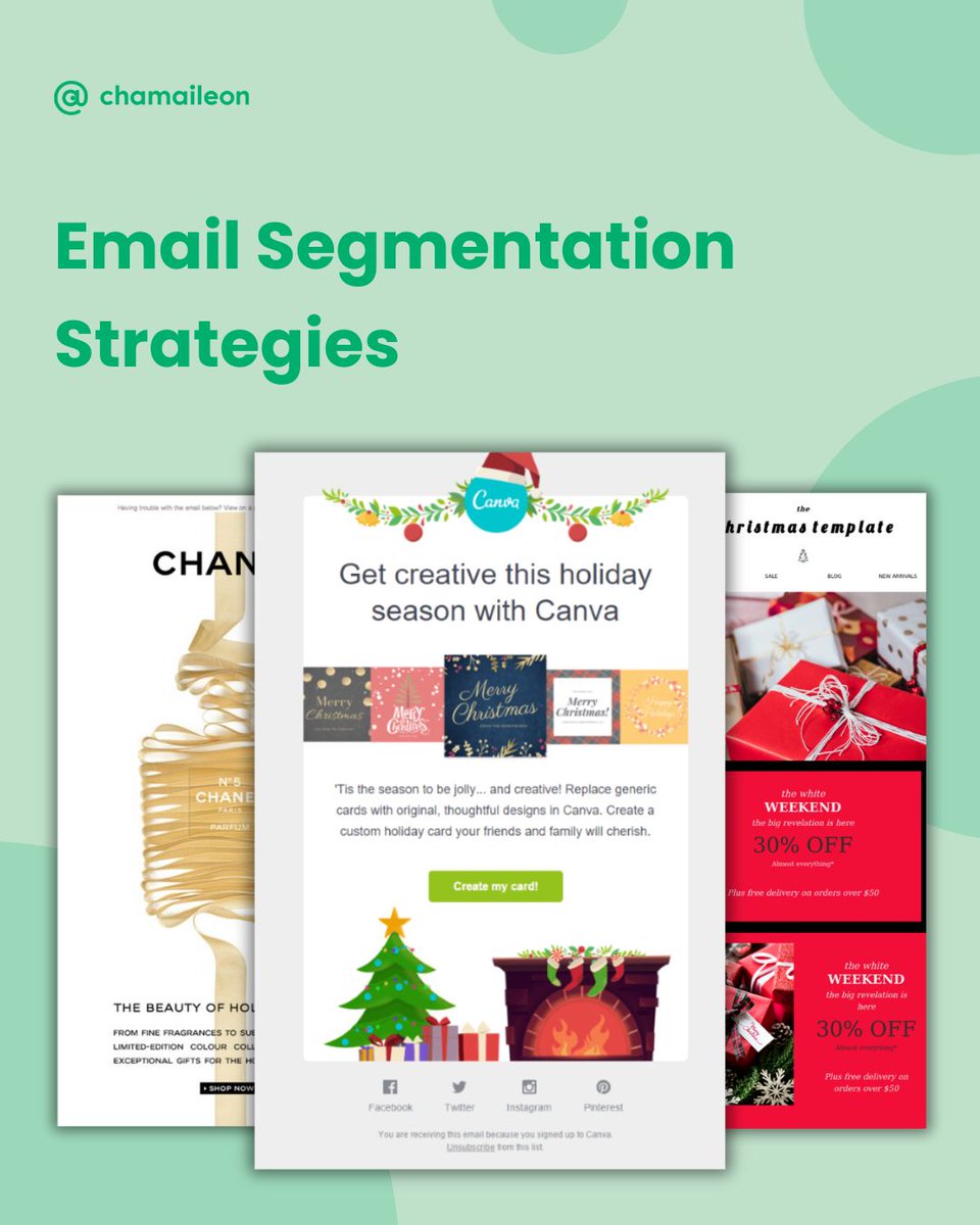 Christmas is around the corner!🎄 Get in the holiday spirit and upgrade your email campaigns! chamaileon.io/resources/chri…