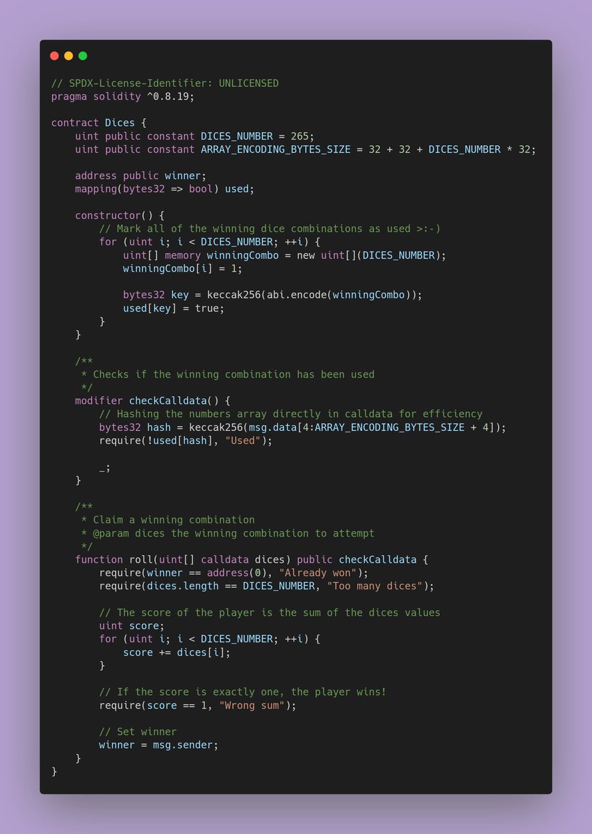 cergyk (@cergyk1337) on Twitter photo A small challenge for the end of the year! Will send a bounty of 0.2Ξ to the winner
Please share and have fun 😀
goerli.etherscan.io/address/0x7376… A small challenge for the end of the year! Will send a bounty of 0.2Ξ to the winner
Please share and have fun 😀
goerli.etherscan.io/address/0x7376…