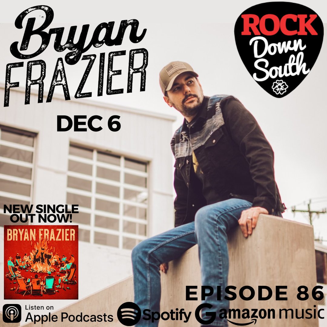 ROCKDOWNSOUTH's tweet photo. New episode with Bryan Frazier! We talk about the brand new single "LIT" and more. @BryanDFrazier

#bryanfrazier #rockdownsouth #rock #rocknroll #countrymusic #country #countryrock #countryradio #newmusic #newcountry #billboardcountry #nashville https://t.co/aCs7piC4OL