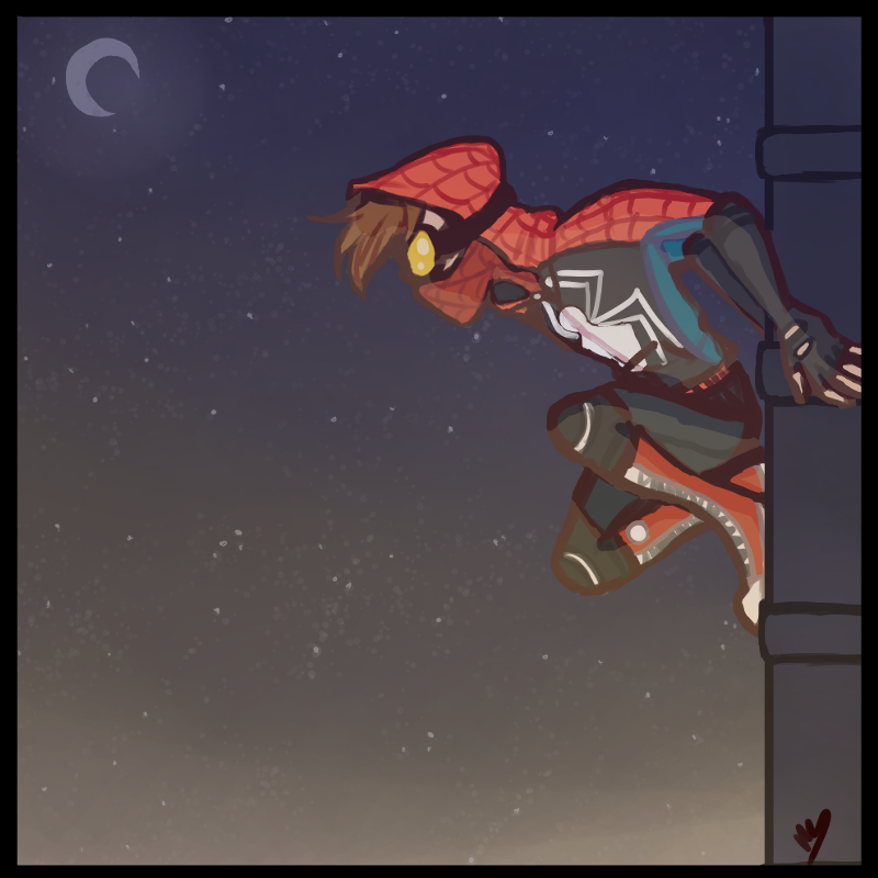 Spiderneo64's tweet photo. same day. Different night. #spiderman #RoseHiggins
#spidersona https://t.co/NKSYWvcdIq