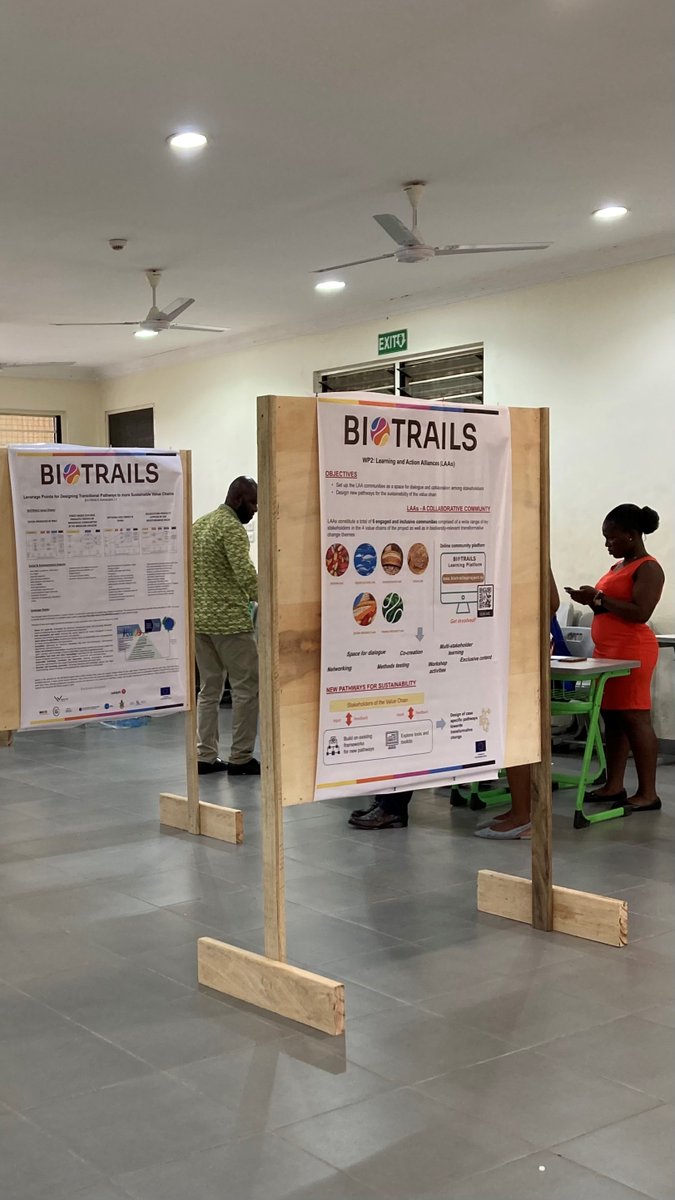 EUBIOTRAILS's tweet photo. On Nov 23, our 2nd #BIOTRAILS workshop took place in Ghana. Around 40 participants discussed with other stakeholders &amp; gave valuable insights into the value chain of gold mining &amp; its impact on #biodiversity &amp; society in Ghana. We���re now working on compiling the workshop results. https://t.co/poOgMIEyrH