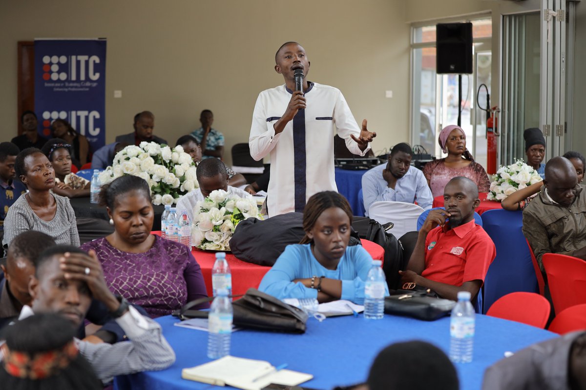 ITC_Uganda's tweet photo. A Q&amp;A session, bridging the gap between our event guests and insightful key speakers on the power of synergy! #Synergies #Business #SsebaanaKizitoMemoriallecture #ITC #SWICO #FSME https://t.co/INP4ZxY9NV