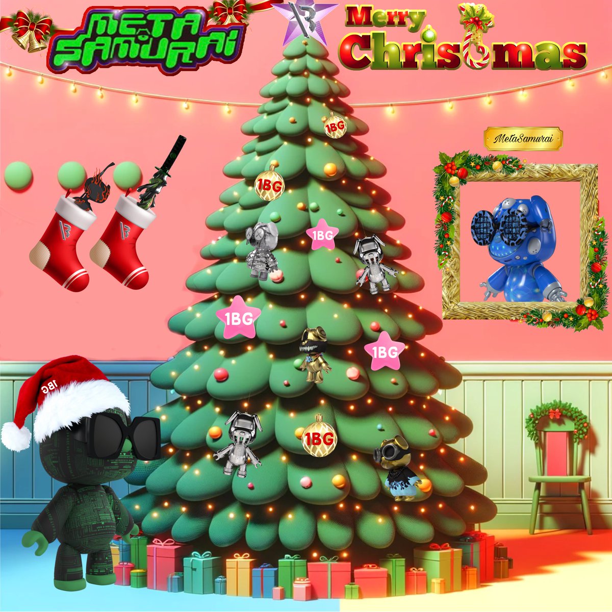 1RITAVERSE1's tweet image. #クリスマス 
#MetaSamurai
👶🎄✨✉️🧑‍🎄サンタ宛の手紙に…🫣
魔法が使える杖か、それが無理ならピクミン4🎁が欲しいって🤔う〜ん、サンタを試してきてる感あるな😌小枝拾ってこようかな…😏🪄あはは
#MetaSamurai2 #攻殻機動隊 
@1block_official 
👇作って貰えました😌感謝✨