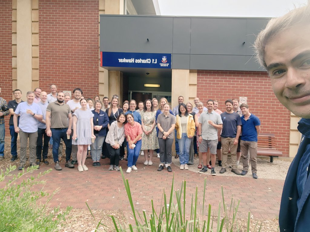 EhsanTavakkoli's tweet photo. An incredible week with my colleagues @sachajonmooney @HannahVCooper @stu_rock celebrating #WorldSoilDay2023! Outstanding presentations on the applications of #XrayCT in soil/plant science. Excited about upcoming collaborative projects with @waiteresearch & @UniofAdelaide https://t.co/3rfwPfeyVQ