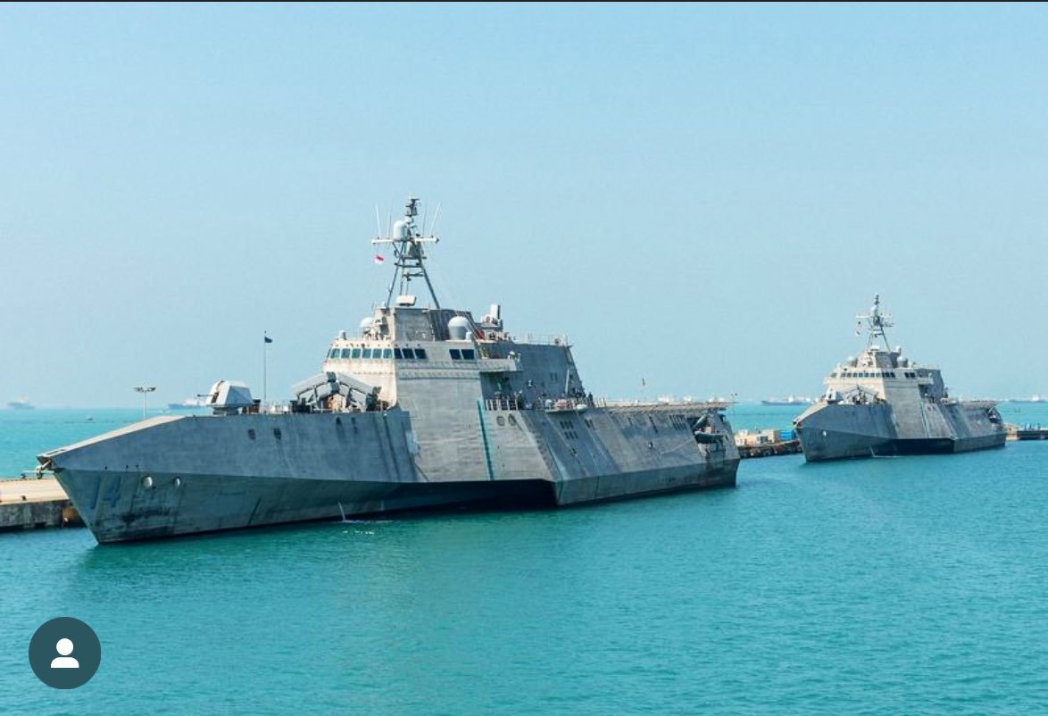USS Gabrielle Giffords (LCS 10) and USS Manchester (LCS 14) Independence-variant littoral combat ships in Singapore - December 6, 2023 #ussgabriellegiffords #lcs10 #ussmanchester #lcs14

SRC: INST- thesummonuncle