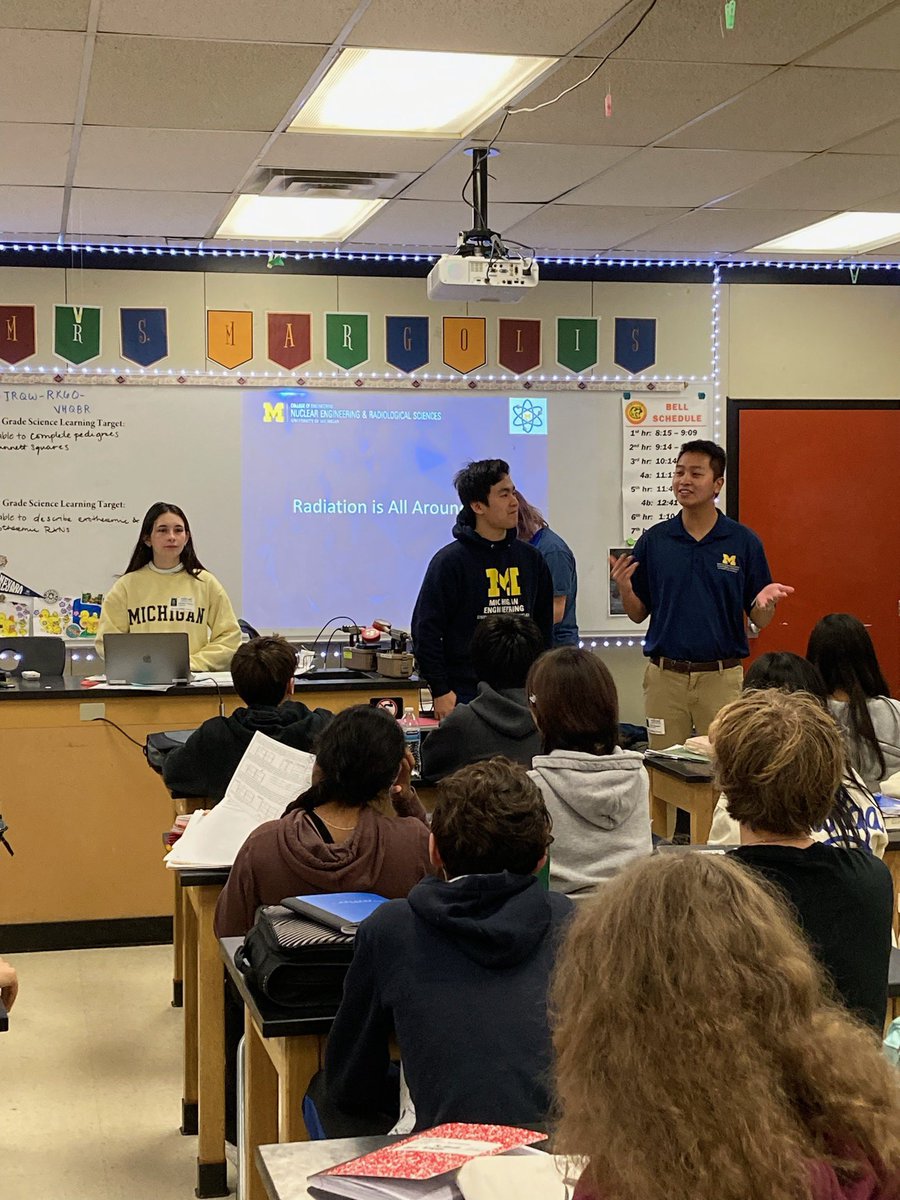 Slauson MS (@a2slauson) on Twitter photo University of Michigan's Nuclear Engineering Department visiting and sharing information with Margolis’ science Ss. @A2SchoolsSuper <a href="/A2schools/">A2 Public Schools</a> University of Michigan's Nuclear Engineering Department visiting and sharing information with Margolis’ science Ss. @A2SchoolsSuper <a href="/A2schools/">A2 Public Schools</a>