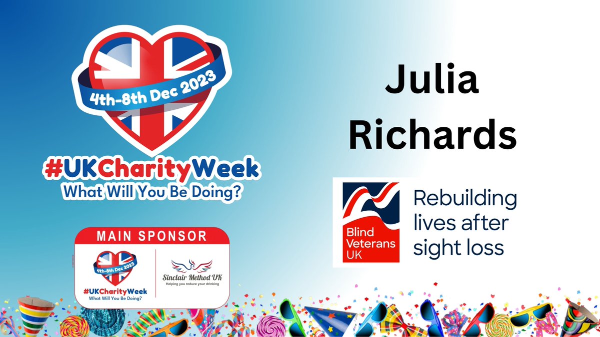 🌟 A beacon of strength and compassion! Huge congratulations to Julia Richards from @BlindVeterans for being drawn in the #UKCharityWeek #Volunteer Prize Draw! 🎉 Your dedication to a cause that embodies resilience and support is truly admirable. Enjoy #CharityBIGBake🧁