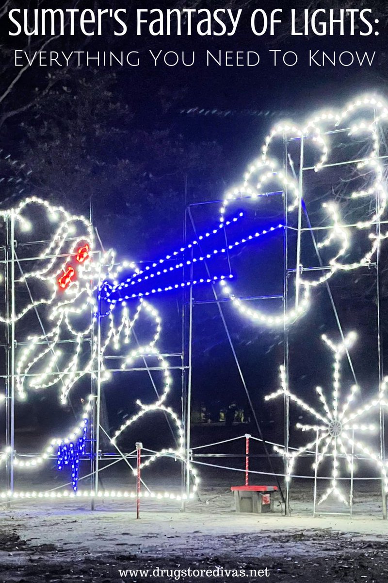 drugstoredivas's tweet photo. Sumter's Fantasy Of Lights at Swan Lake Iris Gardens is the largest free Christmas lights display in South Carolina.
Before going, find out everything you need to know about it in our post: https://t.co/D9IMZlHiCu
#thefantastyoflights #lovesumter #sumtersc #santeecoopercountry https://t.co/1lcrMCC2nZ