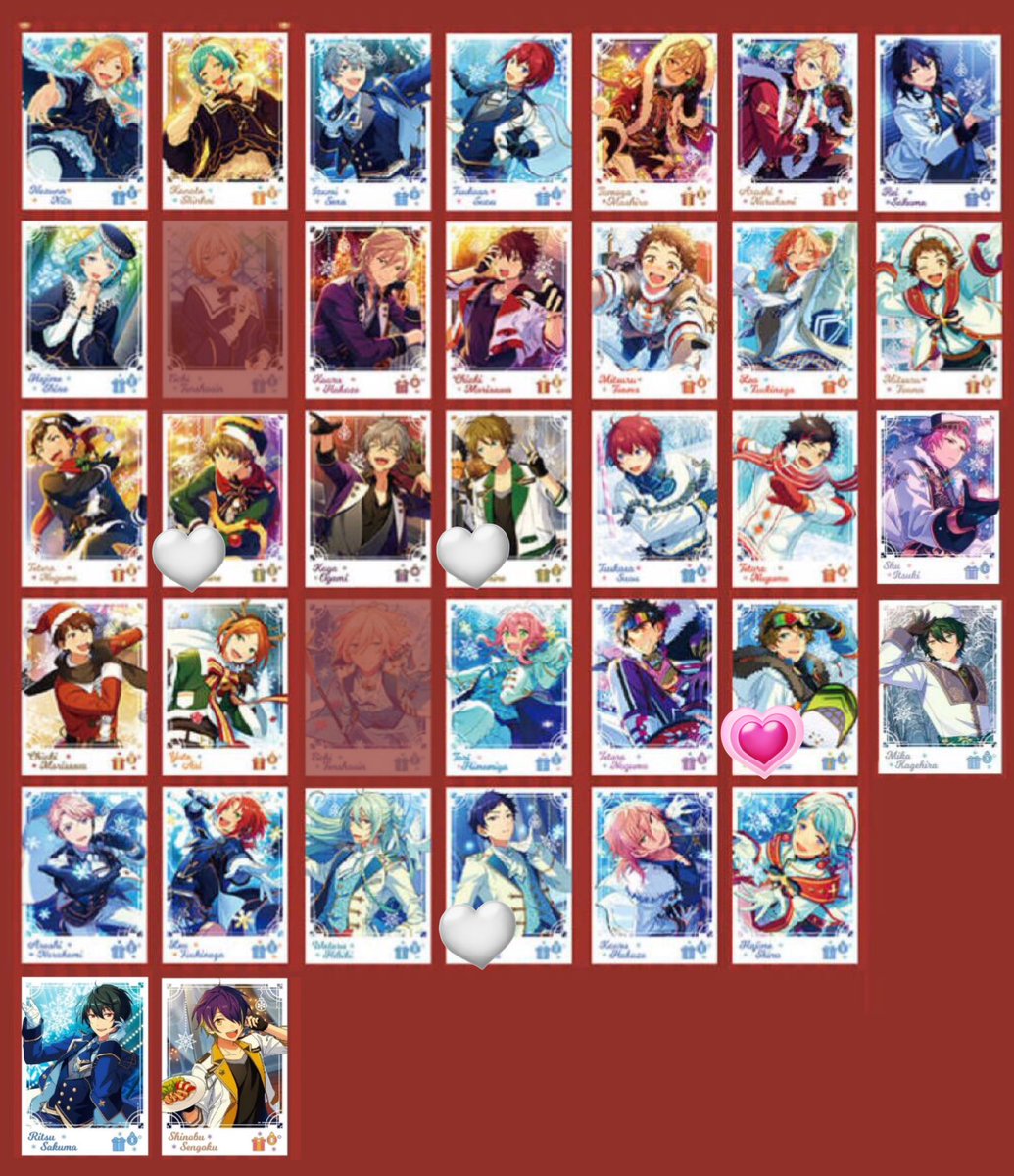 あんスタ 中国 冬日 ポラロイド チェキ カード 交換

譲￤画像参照

求￤翠 ＞ 弓弦

✧︎ 1box代行依頼予定
✧︎ 翠💗を含むお取引のみ
✧︎ 複数種あるキャラは纏めての交換
✧︎ プロカ必読(ff様は既読印省略していただいて構いません)

検索からでもお気軽にお声かけください❄