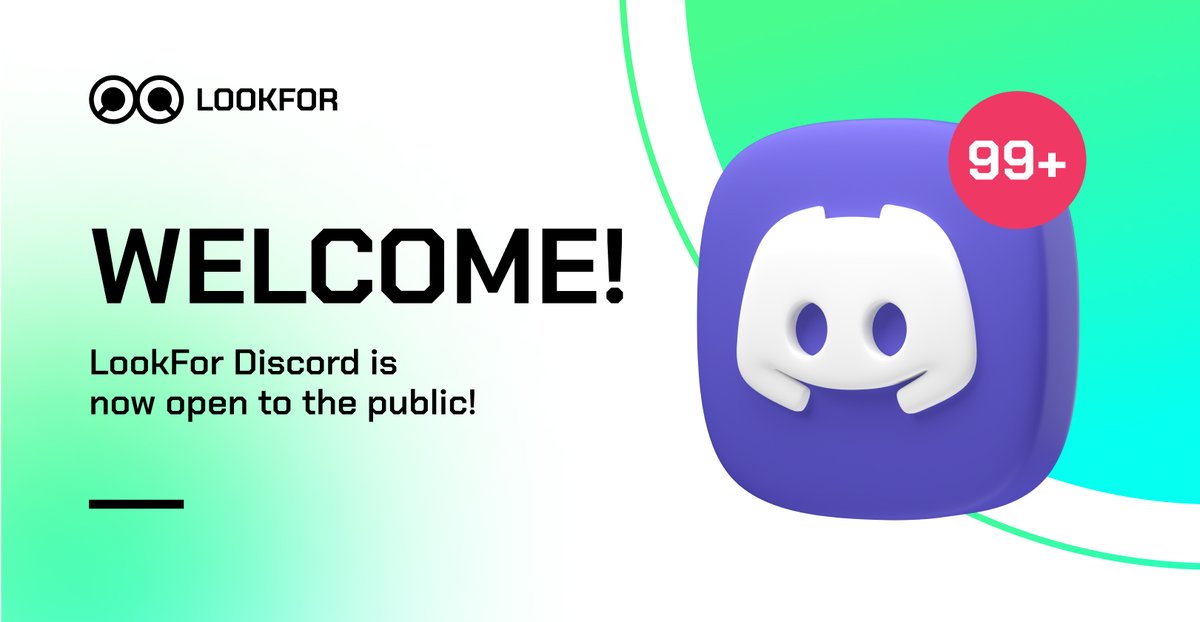 0xLookfor's tweet image. 🚨Attention🚨

LookFor Discord community is now live! 🎉
Join us in the next two hours to get OG role and a chance to win WL slots! 😎

Click the link below and hop in quick 🚀
discord.gg/lookfor