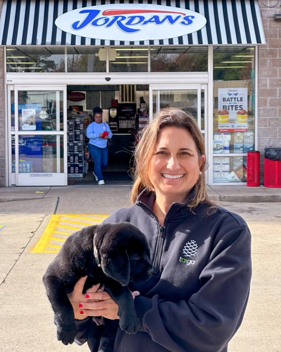 On the third day of insights, Taiga gave to me... an adorable puppy? Last weekend, Jennifer Hill logged fieldwork hours on her road trip from TX to OH to pick up this pup. One of her favorite stops was Jordan's in Forrest City, Arkansas! Go check them out!