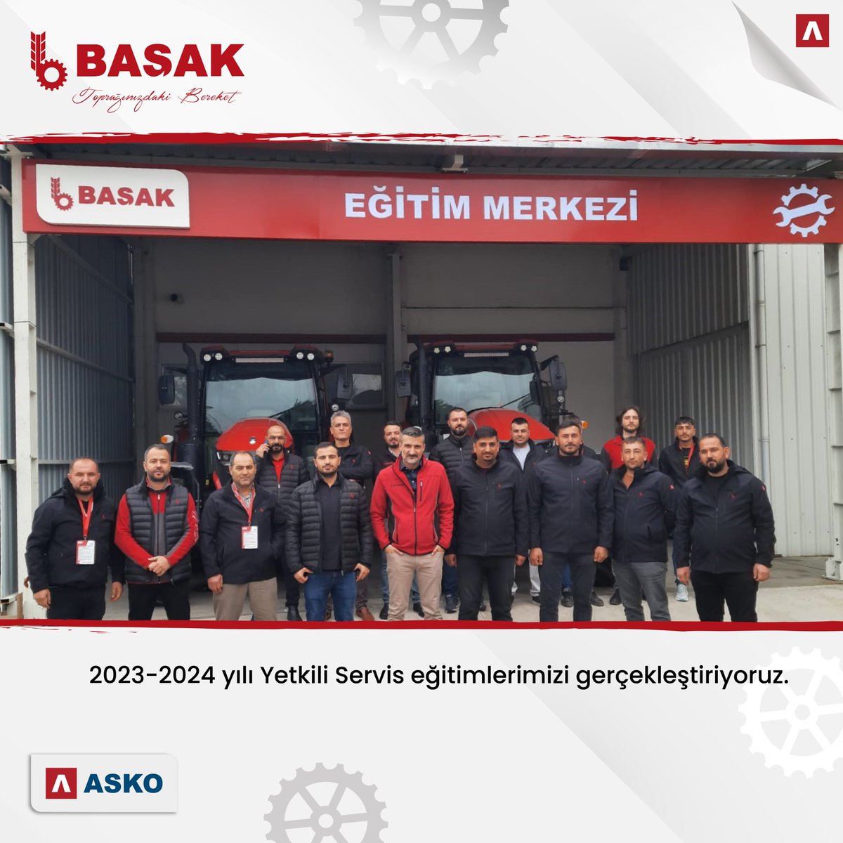 2023-2024 yılı Yetkili Servis eğitimlerimizi gerçekleştiriyoruz.

#BaşakTraktör #BasakTraktor #5120Redpower #Tarla #Agri #TercihimBasak #BirlikteDahaGüçlü #StrongerTogether #yetkiliservis