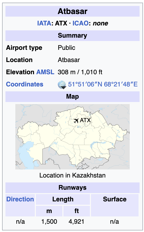 _charles_allen's tweet photo. @statesman the name isn't as important as correcting the IATA code from AUS to ATX

Kazakhstan can pick another one for a dirt runway

https://t.co/syx1ICNWVU https://t.co/fIgSO4FR6S