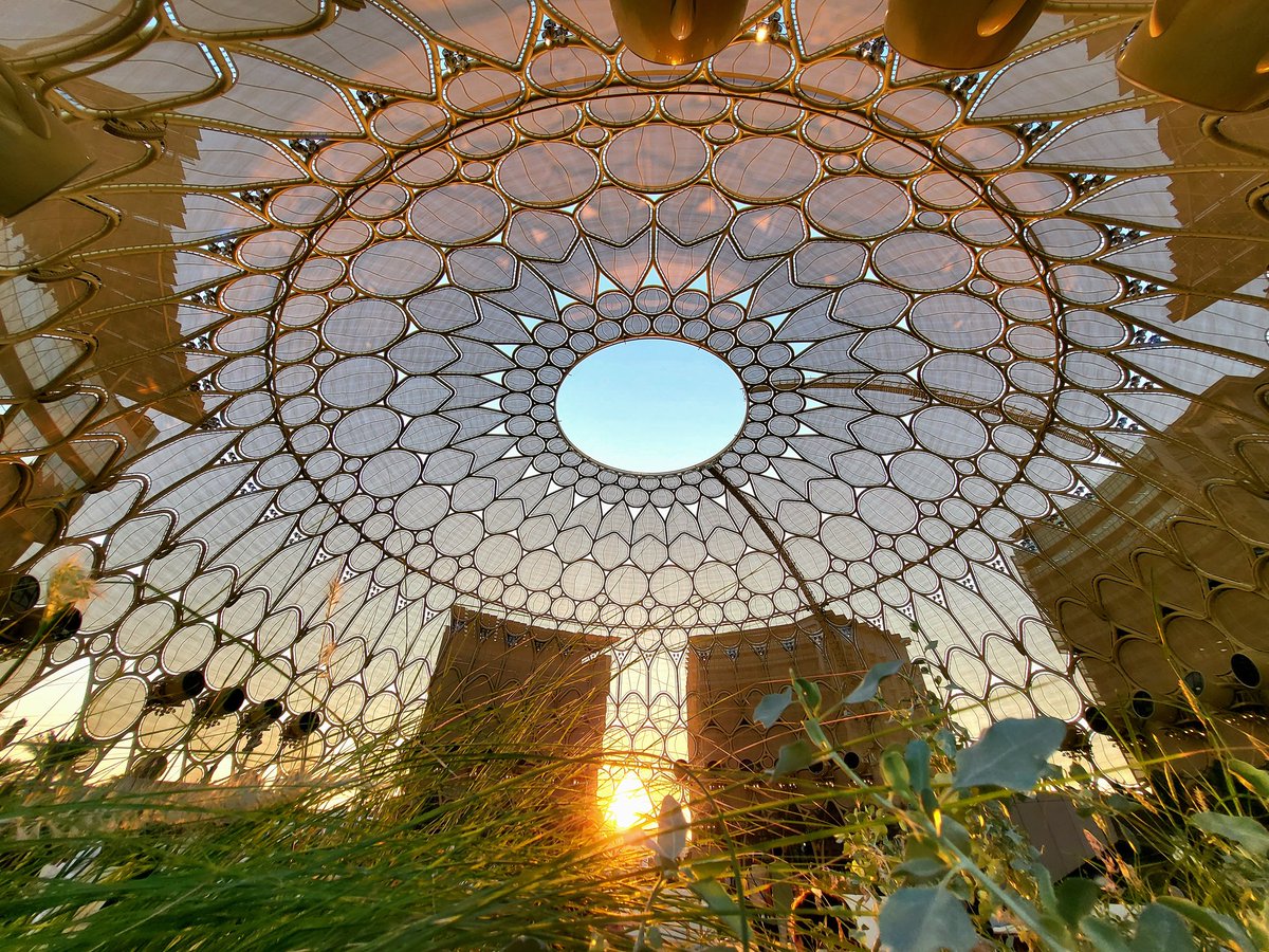 deepa_sena's tweet photo. Made it to @COP28_UAE in time to see the sun set on the first week. Wonder what week two will accomplish? @WalkerInst @UniRdg_SAPD @UniRdg_Research #COP28UAE #GreenZone #climatechange #ecologistlife https://t.co/p7FdmIEbTF