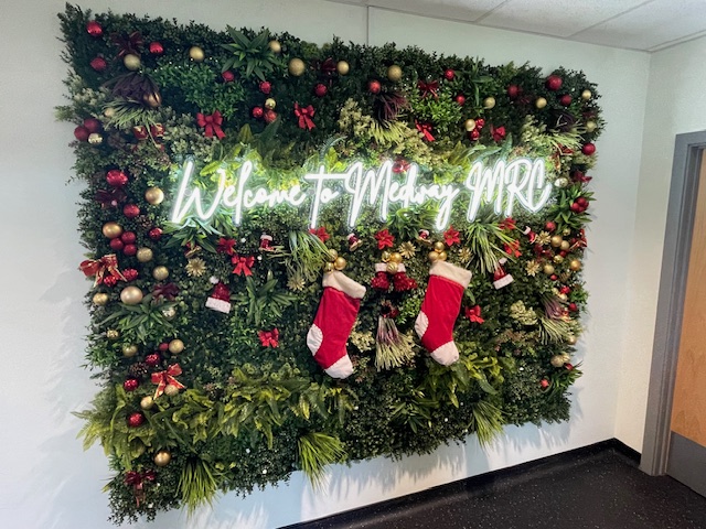 Loving the Christmas version of the green wall at our Medway site! 🎄🎅🏻⭐ Props to Lisa, Rebecca, Michelle & Andrea for their fantastic decorating efforts! Great work team!