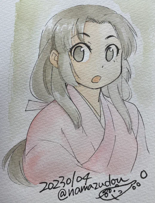 水彩もアクリルも、短期間のうちに連続で何枚も塗ってるとだんだん仲良くなれるけど、しばらく離れてると腕が落ちますなー。…ということを、カメラロールを整理していて思ったなど(時期によって精度がまちまち)。 