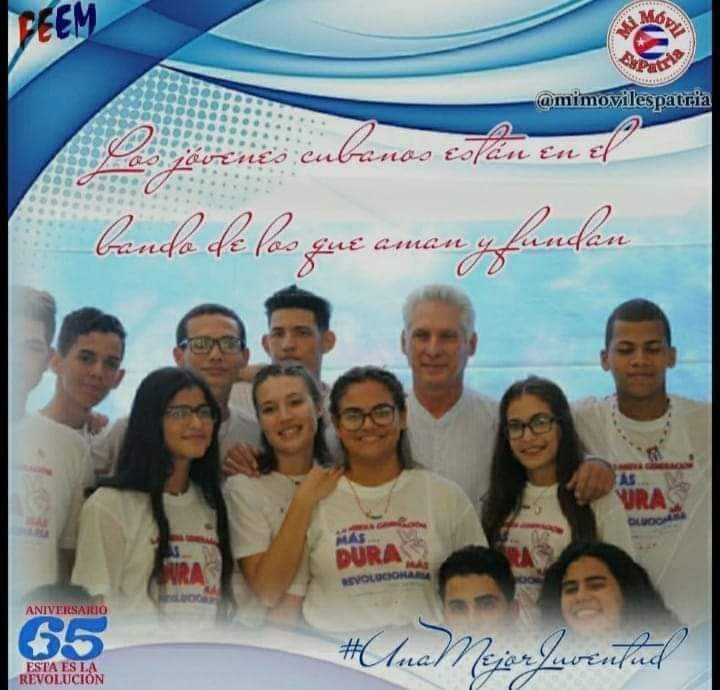 Muchas felicidades a la Federación de Estudiantes de la Enseñanza Media (FEEM).
Organización estudiantil que agrupa a los centros de enseñanza media en Cuba.#FEEMXCuba #CubaMined #PinardelRío <a href="/RoigNoda/">Jesusin Noda Roig</a> <a href="/btan0987/">Naima Ariatne Trujillo</a> <a href="/CurbeloNiurka/">Niurka María Curbelo Herrera</a>