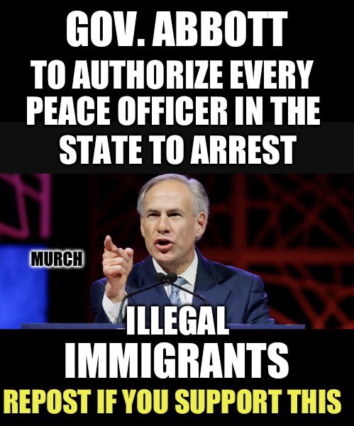 TheEXECUTlONER_'s tweet image. Who thinks every conservative Governor should do this? 🙋‍♂️

And then deport them!
