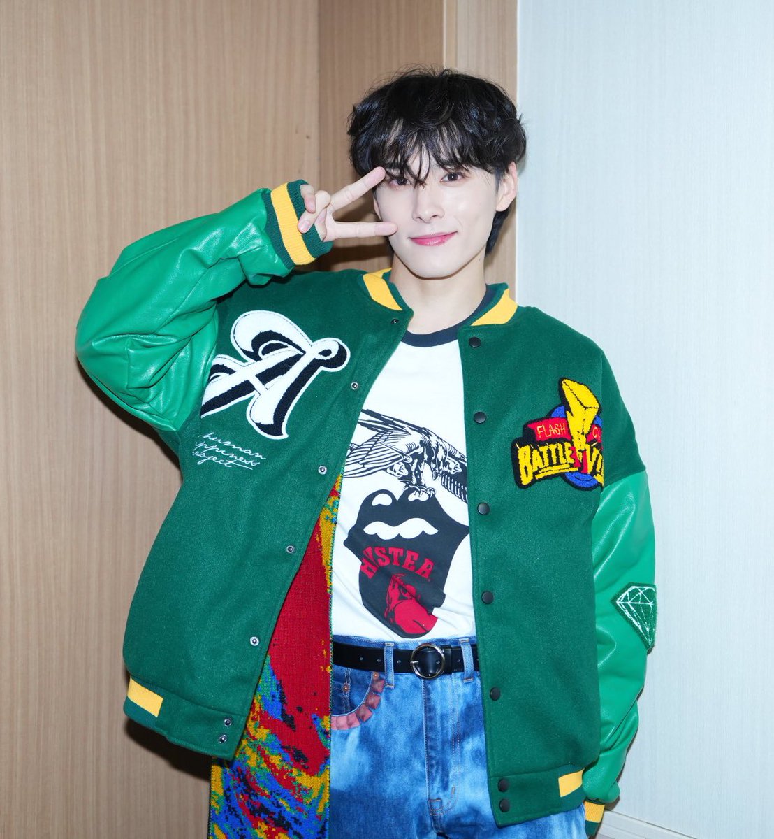 JO1 スタジャン JO1 #川西拓実 2023.12.06 FNS歌謡祭 スタジャン ジャケット アウター