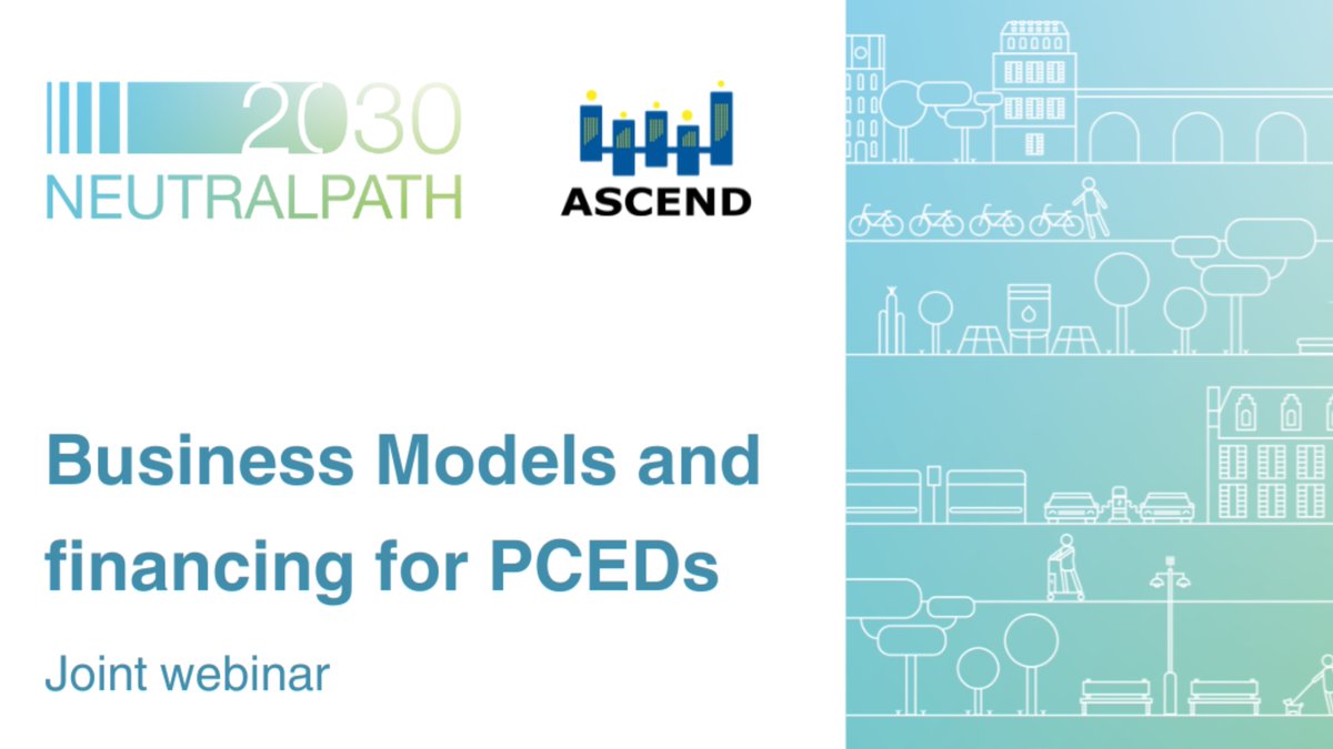 🌃Cities often already have #BusinessModels in place - even if they don’t call them that way.

At yesterday's webinar with @neutralpath_eu, we discussed the need to make cities aware of the potential impact of their existing business models & explore alternative funding avenues💸