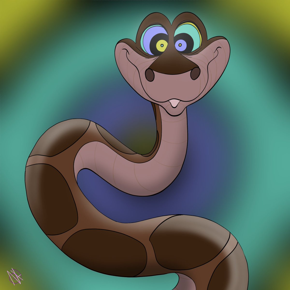 Hope everyone’s having an awesome Wednesday! Ive done a bit of Kaa sketching lately but not a lot of finished stuff, tho decided to put at least a lil more effort into thisss one. :3