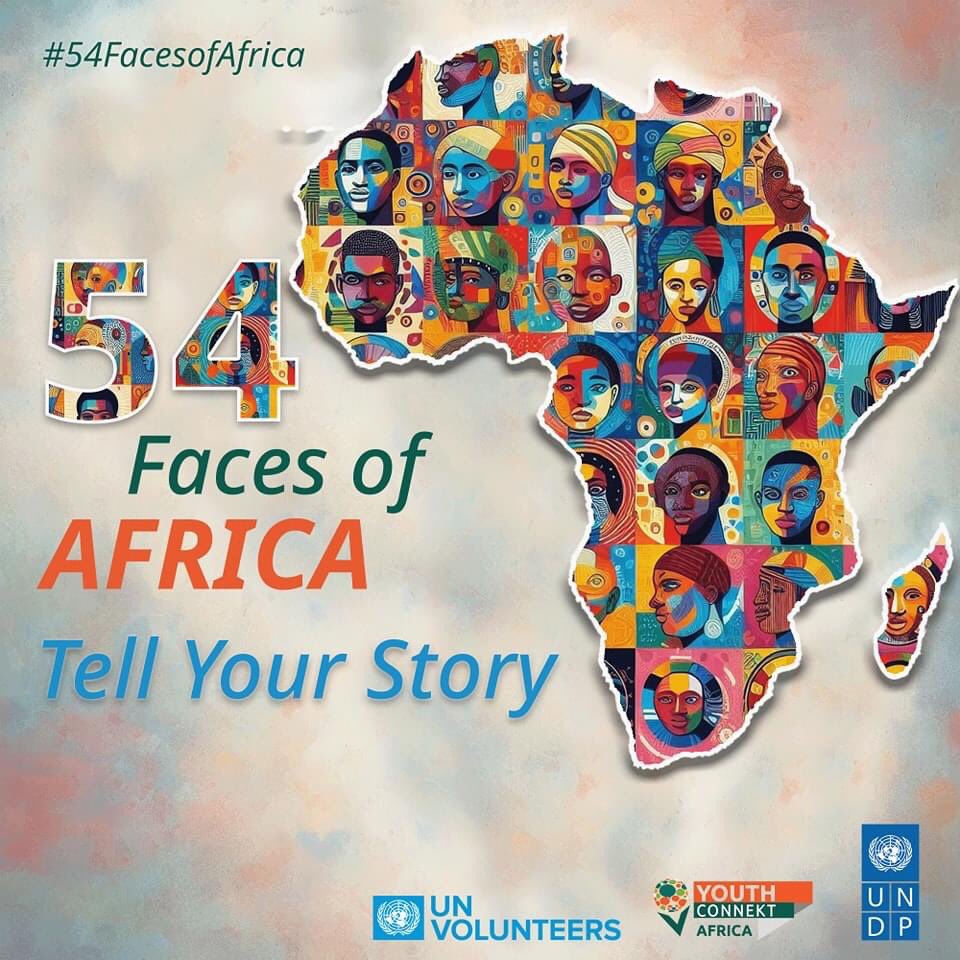 Calling all African youth between 18-35! 🌍

Join the #54FacesofAfrica campaign!

Share your story about 'What it means to be African' in a 500-word article, photo, or video.

Send it to 54facesaafrica@gmail.com by Dec 7. Your voice matters!

#IVD2023 #YouthConnektAfrica2023