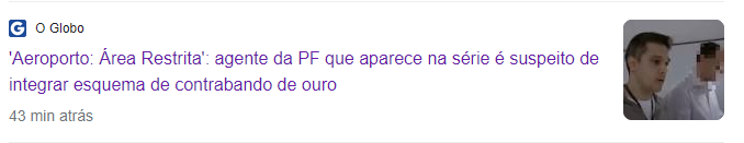 Aeroporto: Área Restrita': agente da PF que aparece na série é suspeito de  integrar esquema de contrabando de ouro
