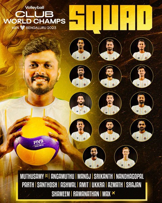 ShashankCh10117's tweet image. Friends get ready for show Club Volleyball Championship
Ahmedabad Defenders🇮🇳 vs Itambe minas🇧🇷
#ClubWorldChamps #AhmedabadDefenders #TodiNakh @PrimeVolley
 @volleyballworld
