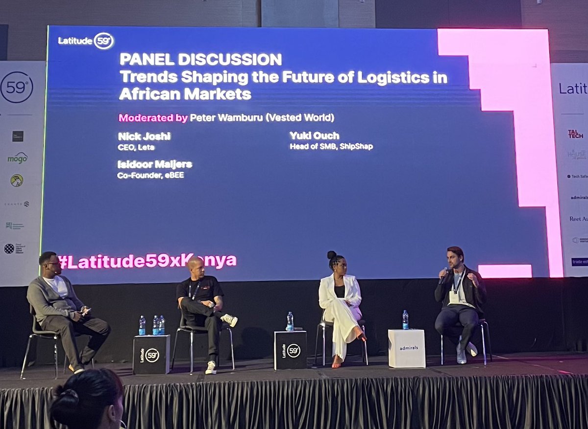 Sten Van Der Ham (@stenvanderham) on Twitter photo My co-founder @IsidoorMaljers speaking at <a href="/Latitude59/">Latitude59</a> in Nairobi about how <a href="/eBee_Africa/">eBee.africa</a> uses tech in managing its fleet of delivery riders and also how we should not forget the human side, as we create jobs for unemployed youth and women at the same time My co-founder @IsidoorMaljers speaking at <a href="/Latitude59/">Latitude59</a> in Nairobi about how <a href="/eBee_Africa/">eBee.africa</a> uses tech in managing its fleet of delivery riders and also how we should not forget the human side, as we create jobs for unemployed youth and women at the same time