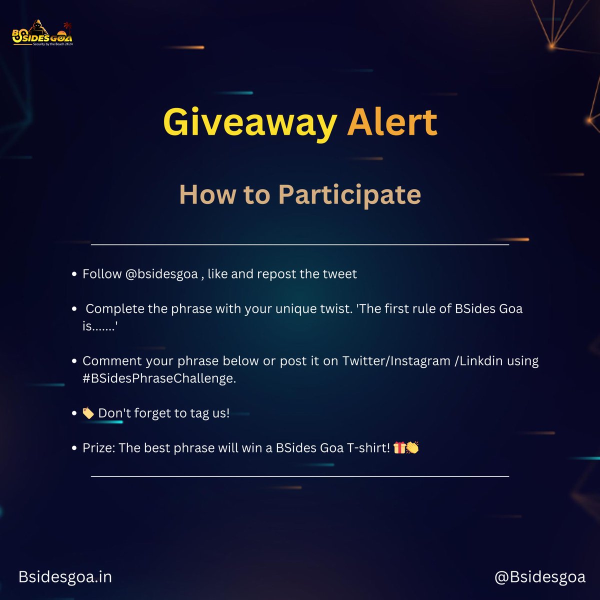 BSides Goa tweet media