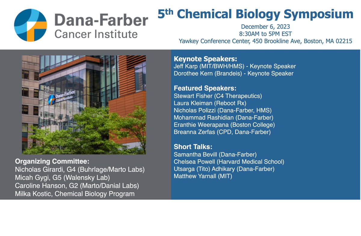 Dana-Farber Chemical Biology Program tweet media