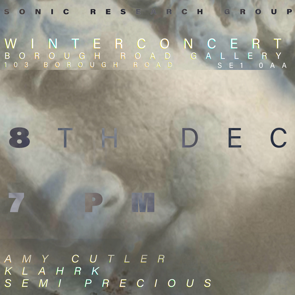 Excited to be part of this: playing live this Friday (Dec 8th) at Borough Road Gallery with <a href="/klahrkmusic/">KLAHRK</a> <a href="/amycutler1985/">dr amy cutler</a> @daenelaw 
srgwinter.eventbrite.co.uk