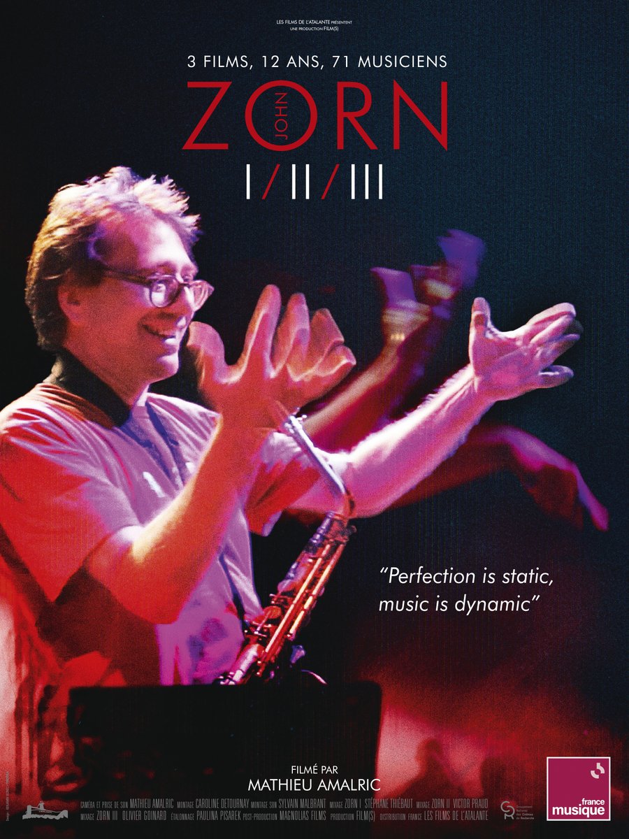 Nouveauté du 6 décembre 2023

#Zorn I, II et III (en 2 séances) documentaire musical réalisé par Mathieu Amalric

Bande annonce : allocine.fr/video/player_g…