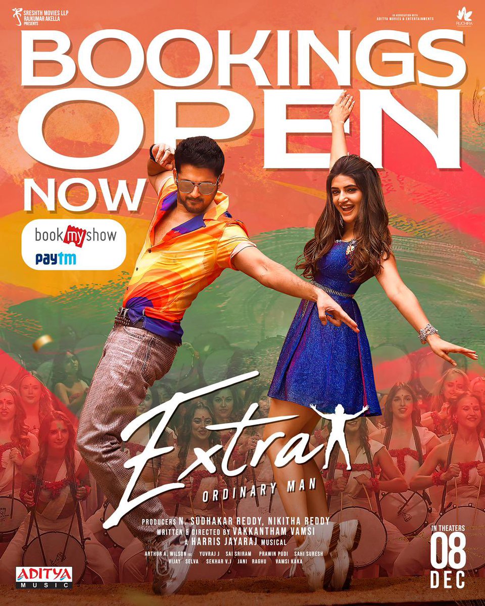 #ExtraOrdinaryMan BOOKINGS OPEN NOW! 

#ExtraOrdinaryManOnDec8th