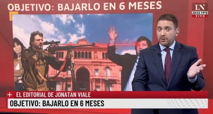 ElForjista's tweet photo. Esto no es libertad de prensa esto es violencia y debería ser sancionado, ponen a Juan Grabois con un rifle y después es agredido en la calle, esto ocurre en el canal de Macri, Jonatan Viale un mercenario multimillonario difamando argentinos https://t.co/9Bcw1IcJhA