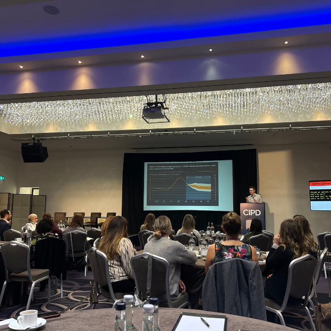 The CIPD Talent Management and Workforce Planning Conference has kicked off! We welcome James Cockett, a Labour Market Economist for the opening keynote. He covered the implications of demographic, technological and political changes will have on the workplace. #cipdTMWP