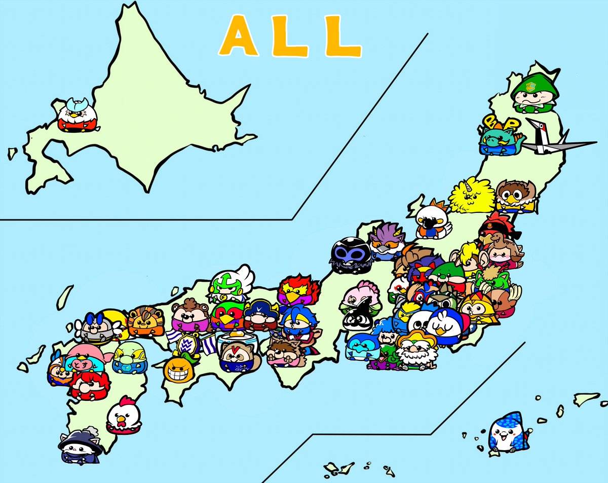 2024Ｊリーグ日本地図⚽️