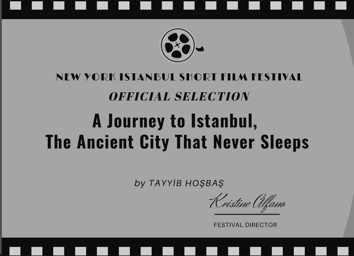 ‘Uyumayan kadim şehir: İstanbul’ adlı çalışmamız, New York-İstanbul Kısa Film Festivali’ne dahil edilmek üzere seçildi.

Seçici kurula ve destek veren herkese teşekkürler

<a href="/kocmrt/">Murat Koç</a>  

Çalışmamıza erişmek için: anadoluimages.com/p/uyumayan-kad…