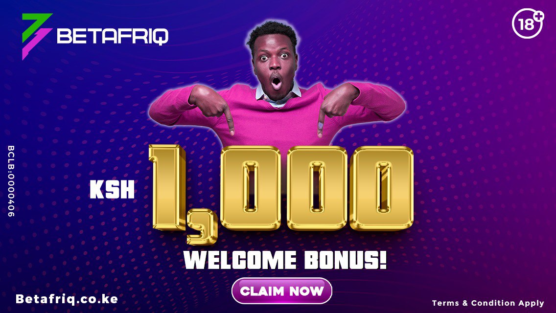 BetInvestor001's tweet photo. #BETAFRIQ #Ksh1000
Wale hamna stake changamkia betafriq upewe 1k bonus.

Register👉https://t.co/n4hMCJWFA6 https://t.co/Tqz2VzfRgT