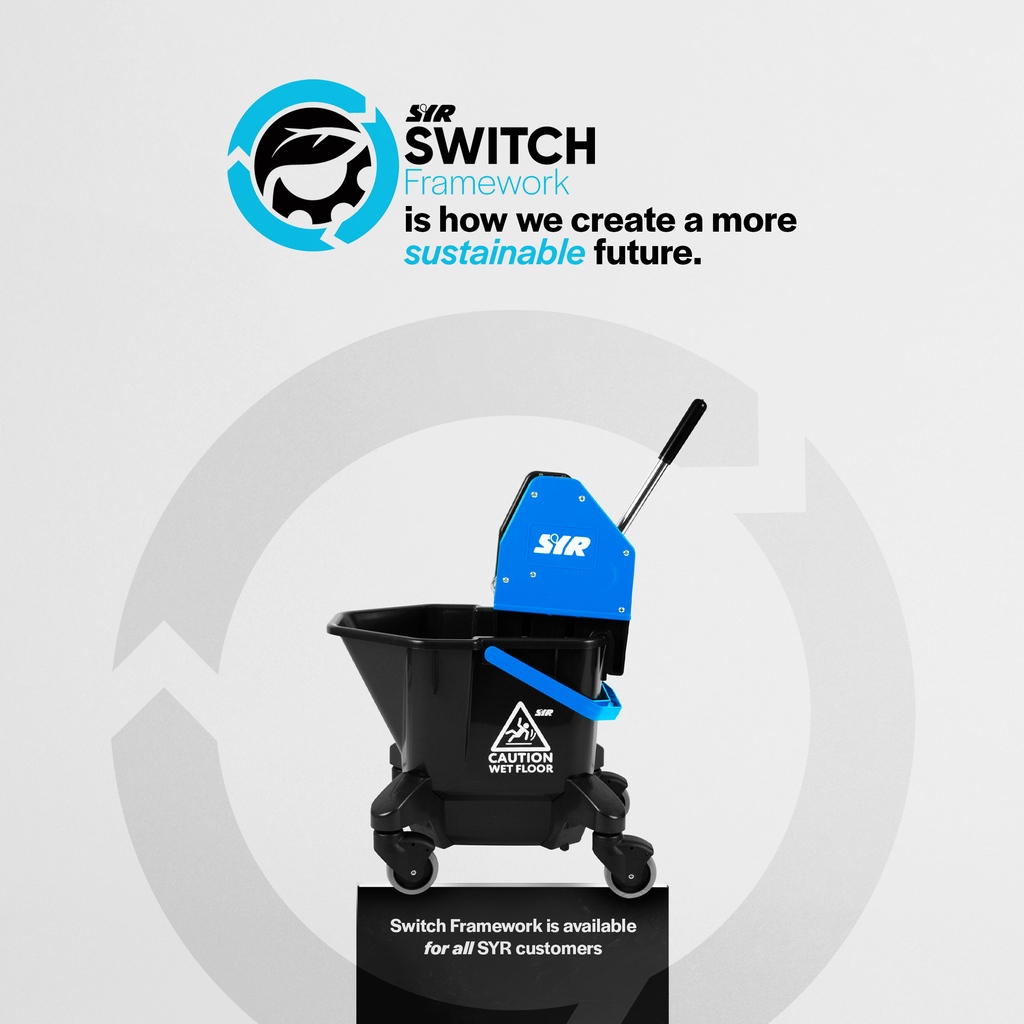 syrclean.com/switch-framewo…

Explore our groundbreaking sustainability initiative, Switch Framework! 🌱♻️ Discover the transformative journey of old buckets as we grind them up and give them a new life into our recycled, eco-friendly buckets. 🔄