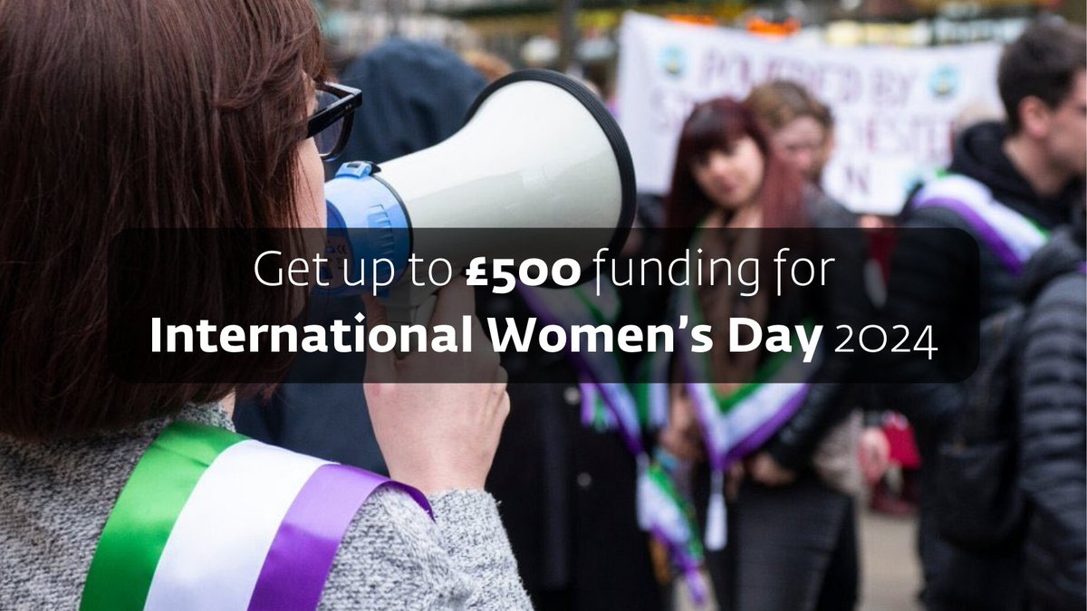 Manchester not-for-profits and volunteer groups: get up to £500 for International Women's Day 2024. Use your grant to attend our Walk for Women or organise your own activities to celebrate women. Apply now: orlo.uk/IWD_Funding_Gr… #IWD2024 #InspireInclusion #WalkForWomen