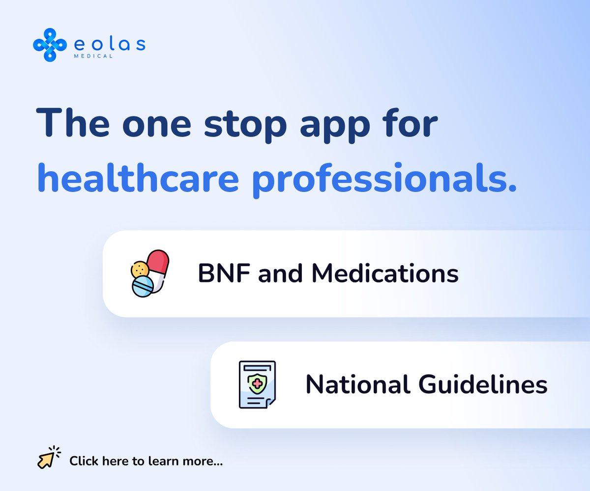 Access the BNF and National Guidelines, all on one easy to use app Get the app here ➡️ ow.ly/pstb50Qf5UZ #BNFguidelines #nationalguidelines #medicalapp #medicine #medical #doctor #gp #generalpractcie #nurse #pharmacist #medicalguidelines #sponsoredcontent #AD