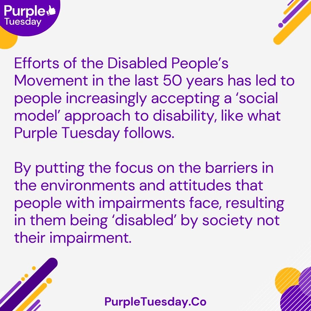 PurpleTuesNov's tweet image. As we are coming near the end of #UKDisabilityHistoryMonth 2023 we wanted to share why this month is so important, and how we can all make a positive difference to the lives of disabled people across the UK and the world.